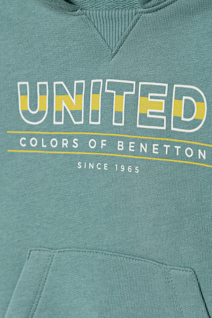Chłopiec United Colors of Benetton bluza bawełniana dziecięca 3J68G2014.P.seasonal turkusowy