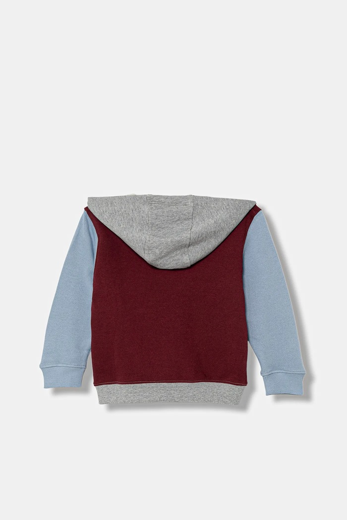 United Colors of Benetton bluza bawełniana dziecięca 3J68G2014.P.seasonal bordowy AW25