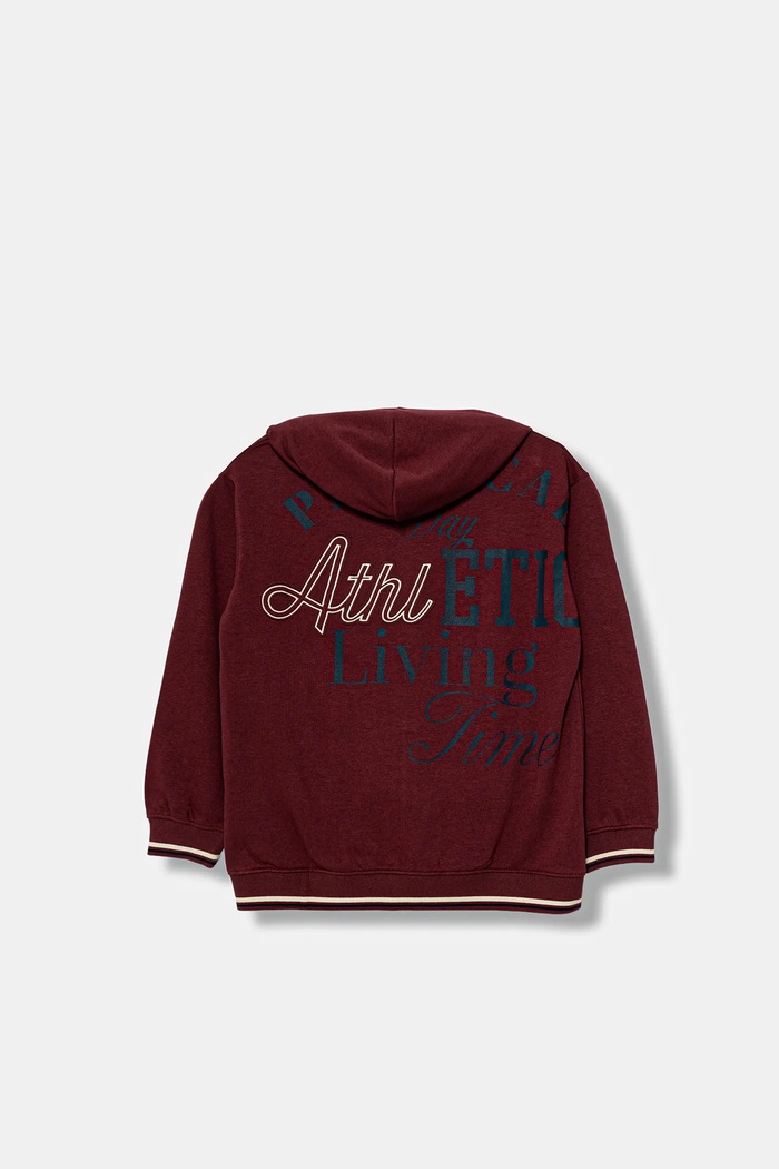 Detská mikina United Colors of Benetton 32N4C505B.G.seasonal burgundské AW25