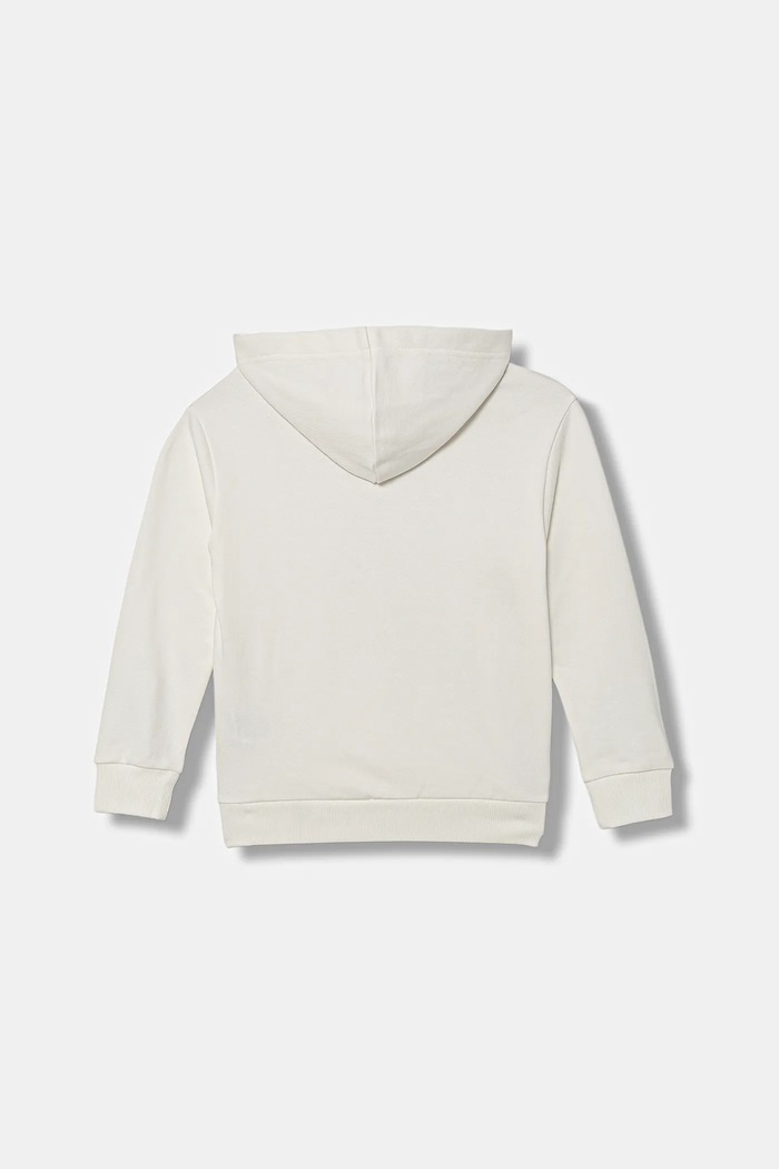 Dětská bavlněná mikina United Colors of Benetton 3UNIC204Y.G.seasonal bílá AW25