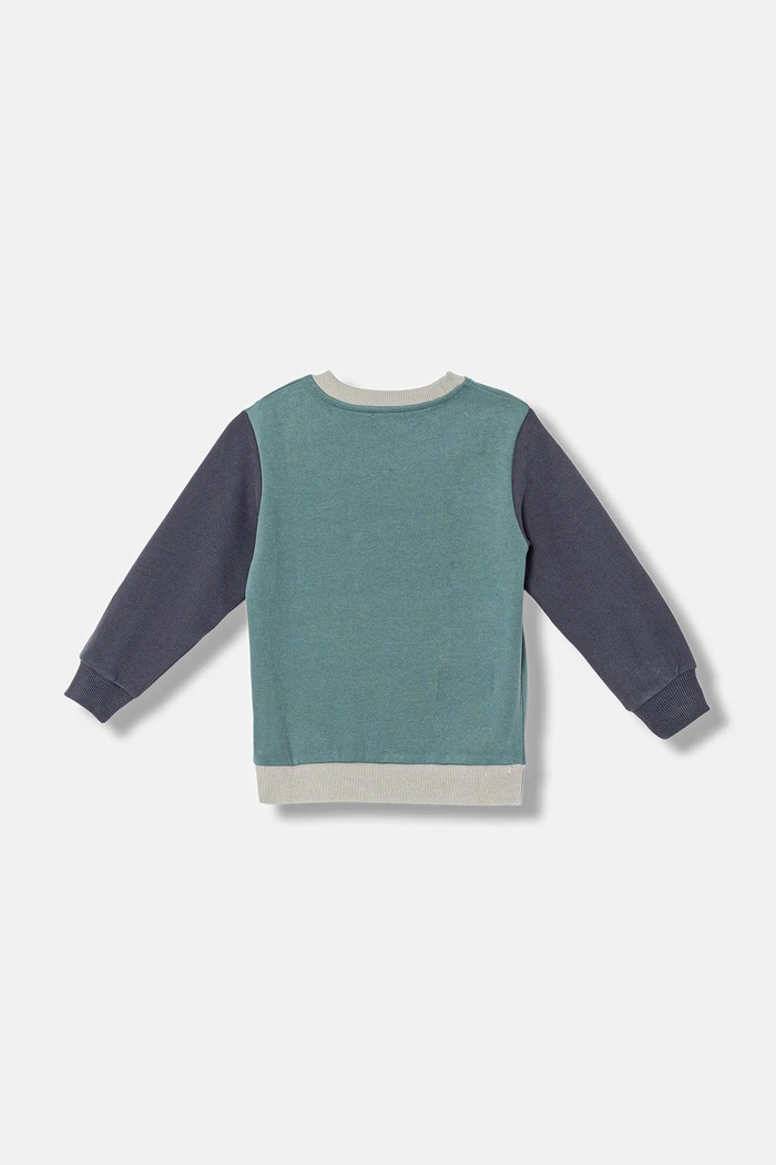 United Colors of Benetton bluza dziecięca 3EB5G10KS.P.Seasonal turkusowy AW25
