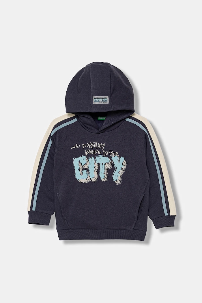 United Colors of Benetton bluza dziecięca nadruk szary 3YBPG2018.P.Seasonal
