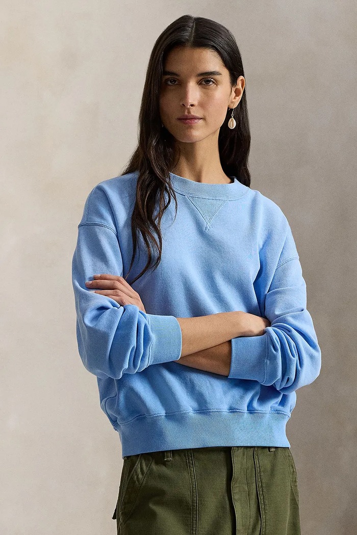 Bavlnená mikina Polo Ralph Lauren bavlna modrá 211971690