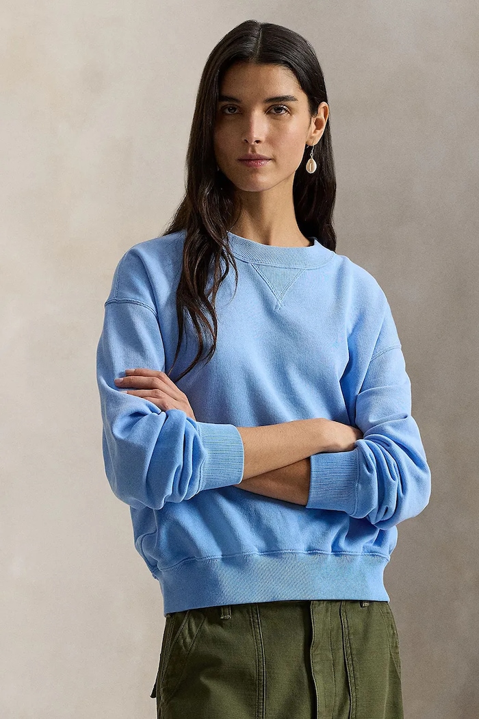 Bavlnená mikina Polo Ralph Lauren bavlna modrá 211971690