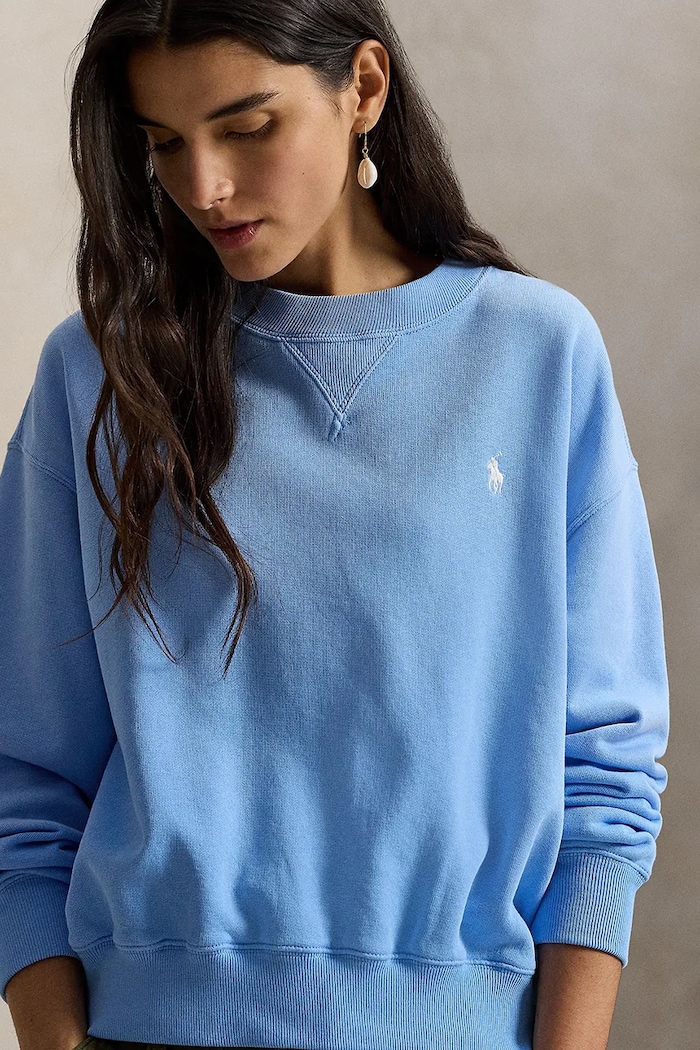 Bavlnená mikina Polo Ralph Lauren modrá 211971690