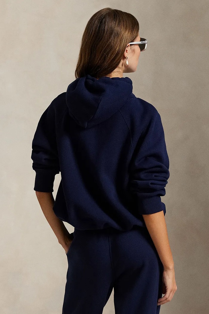 Polo Ralph Lauren mikina s kapucňou dámska 211971698 tmavomodrá SS26