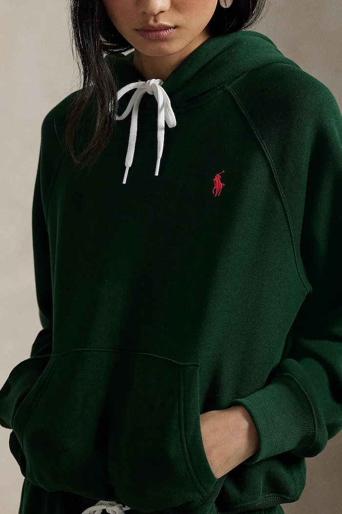 Polo Ralph Lauren dukserica sa kapuljačom za žene zelena 211971698