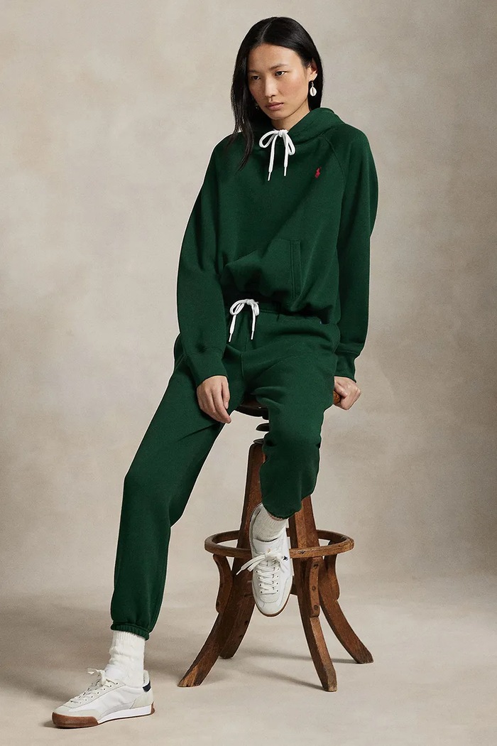 Polo Ralph Lauren dukserica sa kapuljačom za žene 211971698 zelena