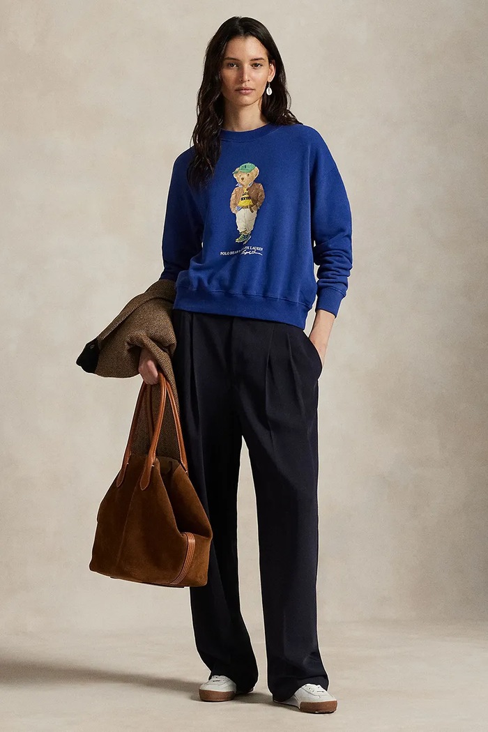 Oblečenie Mikina Polo Ralph Lauren 211971736 tmavomodrá