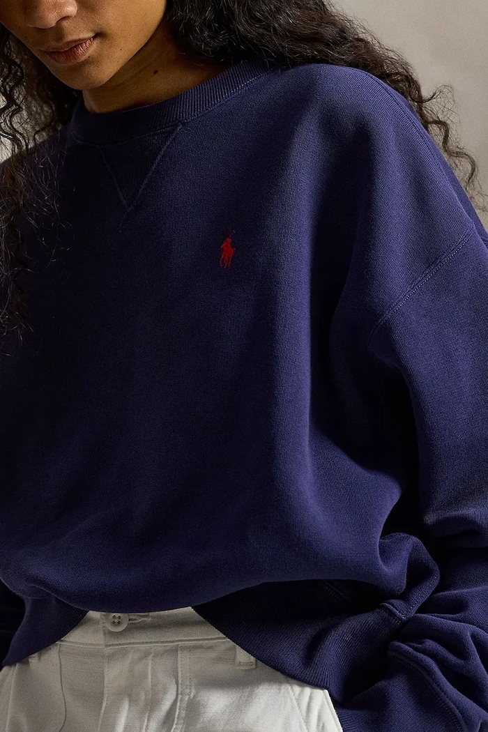 Polo Ralph Lauren hanorac de bumbac bleumarin 211972697