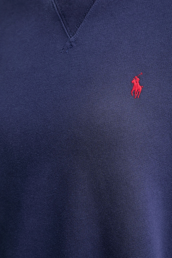 Хлопковая кофта Polo Ralph Lauren 211972697 тёмно-синий