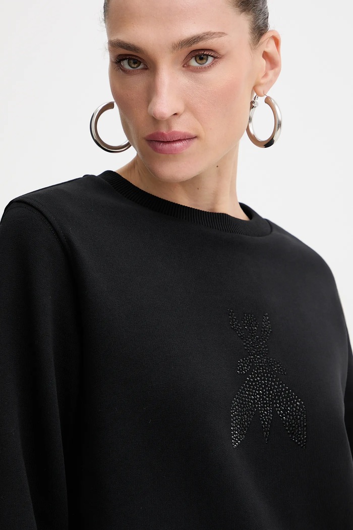 Patrizia Pepe bluza bawełniana czarny 8M1746.J079S
