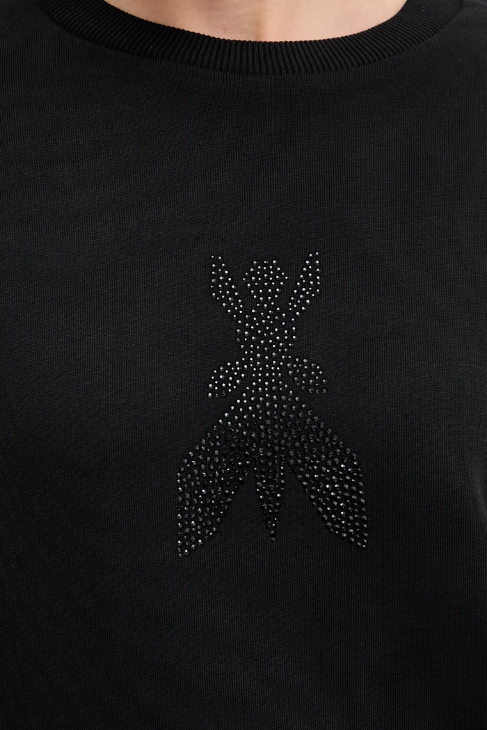 Patrizia Pepe bluza bawełniana 8M1746.J079S czarny