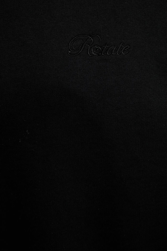 Rotate felpa in cotone 114390100 nero