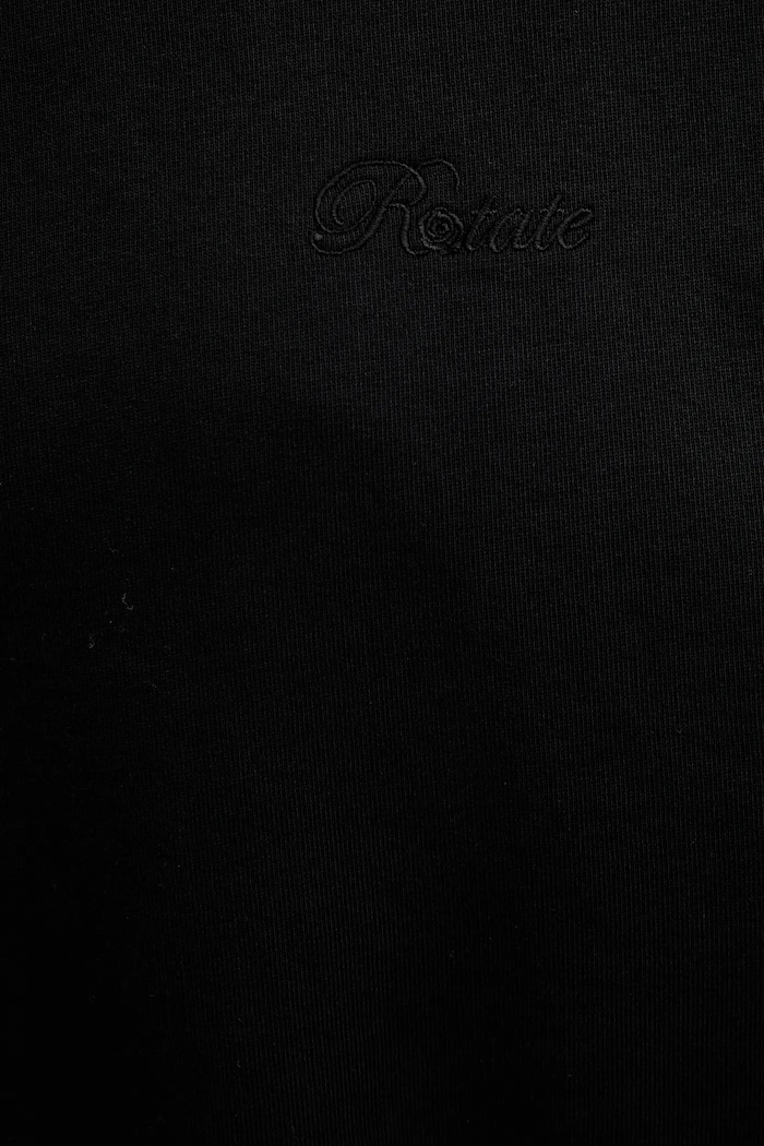 Rotate felpa in cotone 114390100 nero