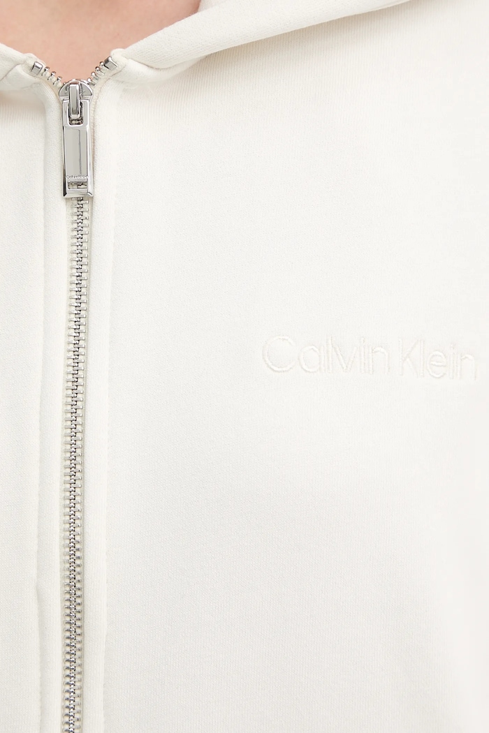 Bluza bawełniana Calvin Klein beżowy LV044C211G