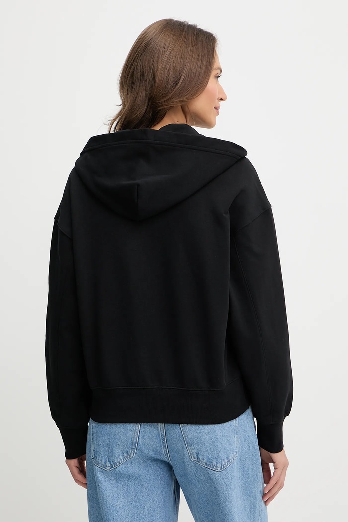 Bavlnená mikina Calvin Klein LV044C211G čierna SS26