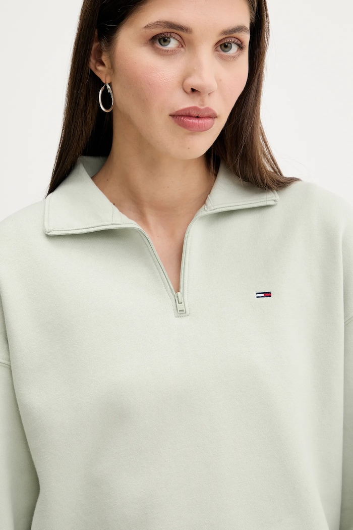 Bluza Tommy Jeans DW0DW20946 zielony