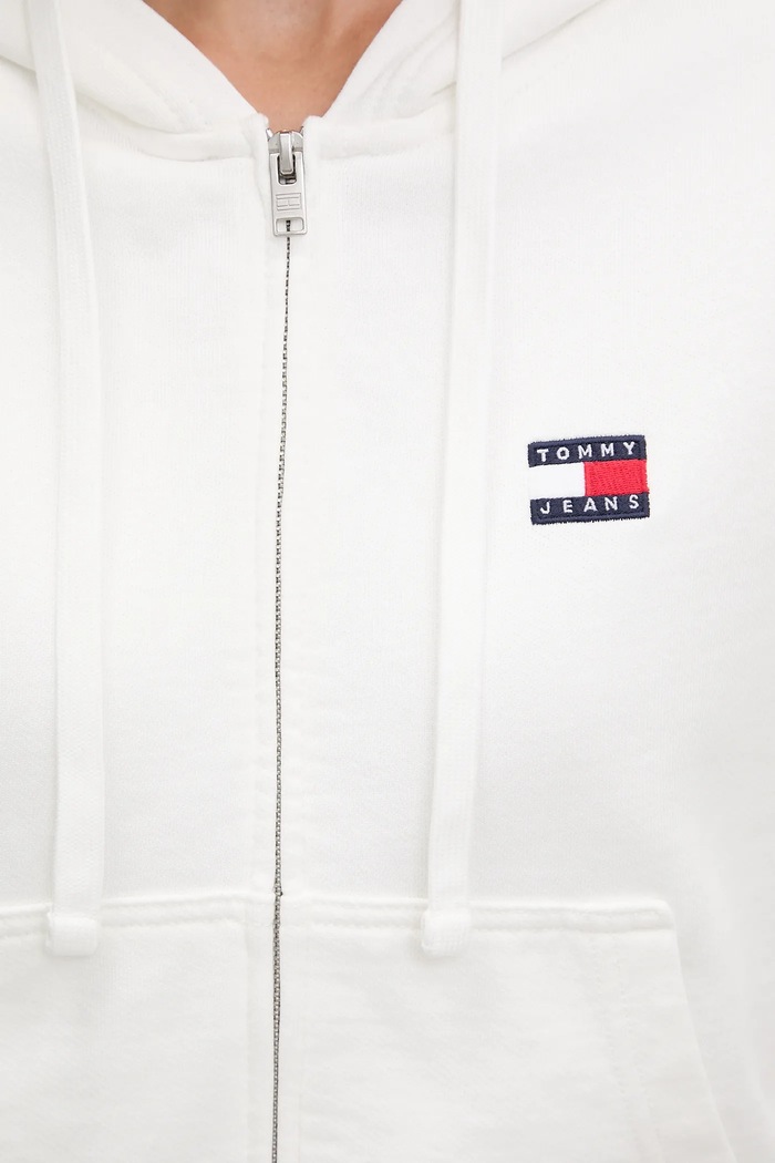 Tommy Jeans bluza bawełniana DW0DW21147 biały