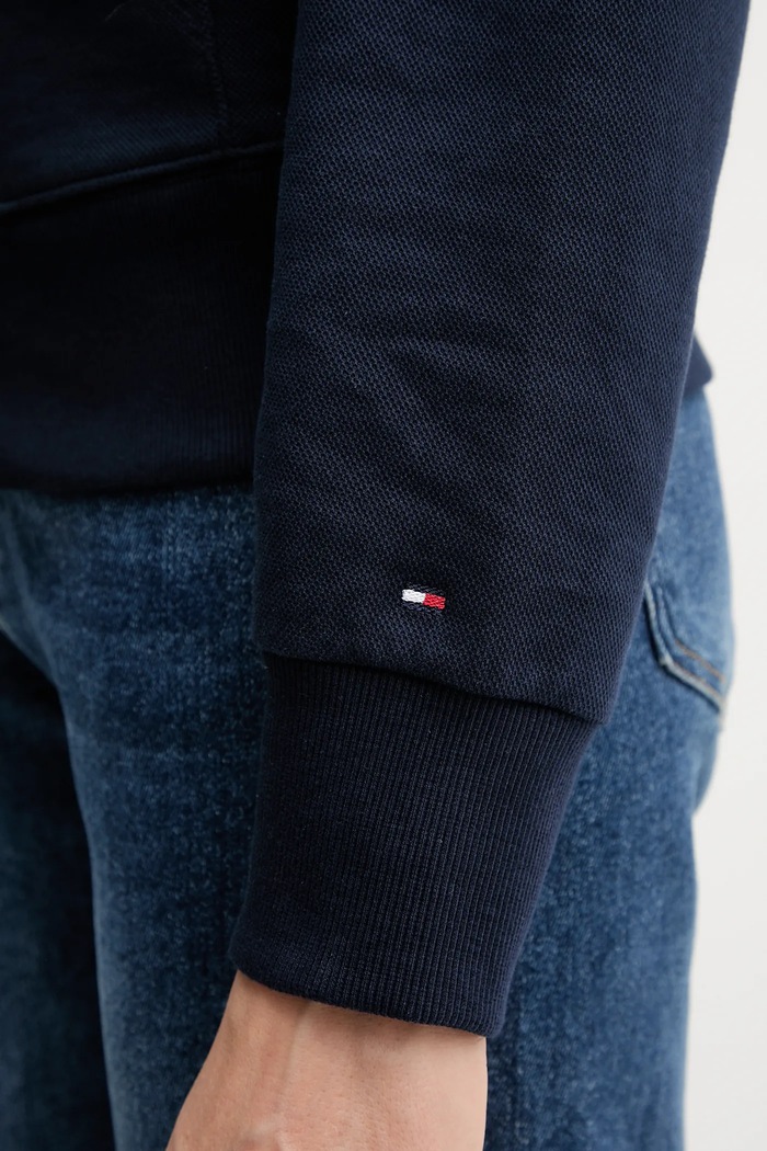 Mikina Tommy Hilfiger tmavomodrá WW0WW45742