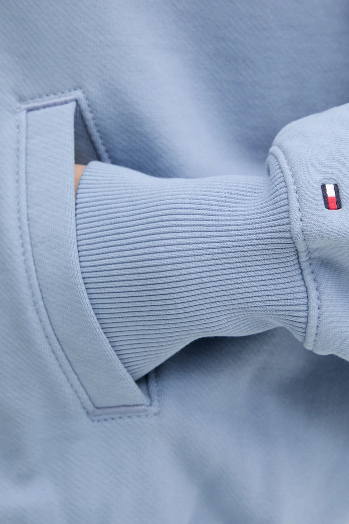 Bavlněná mikina Tommy Hilfiger WW0WW45753 modrá