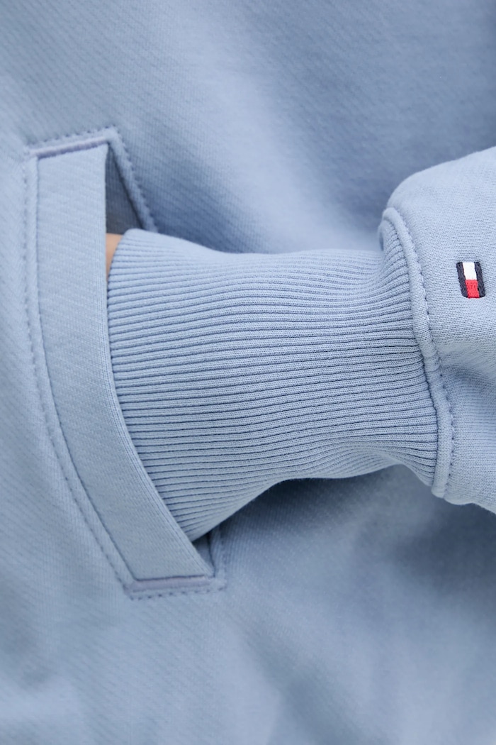 Bavlněná mikina Tommy Hilfiger WW0WW45753 modrá