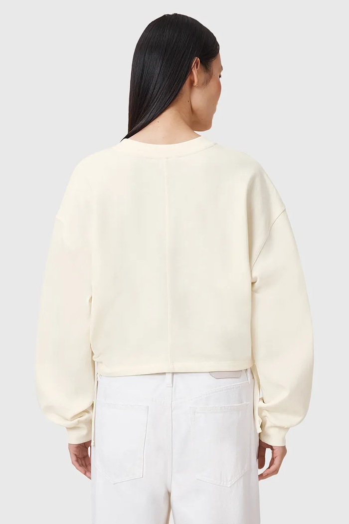 AllSaints bluza bawełniana MIRA W214JC beżowy AW25