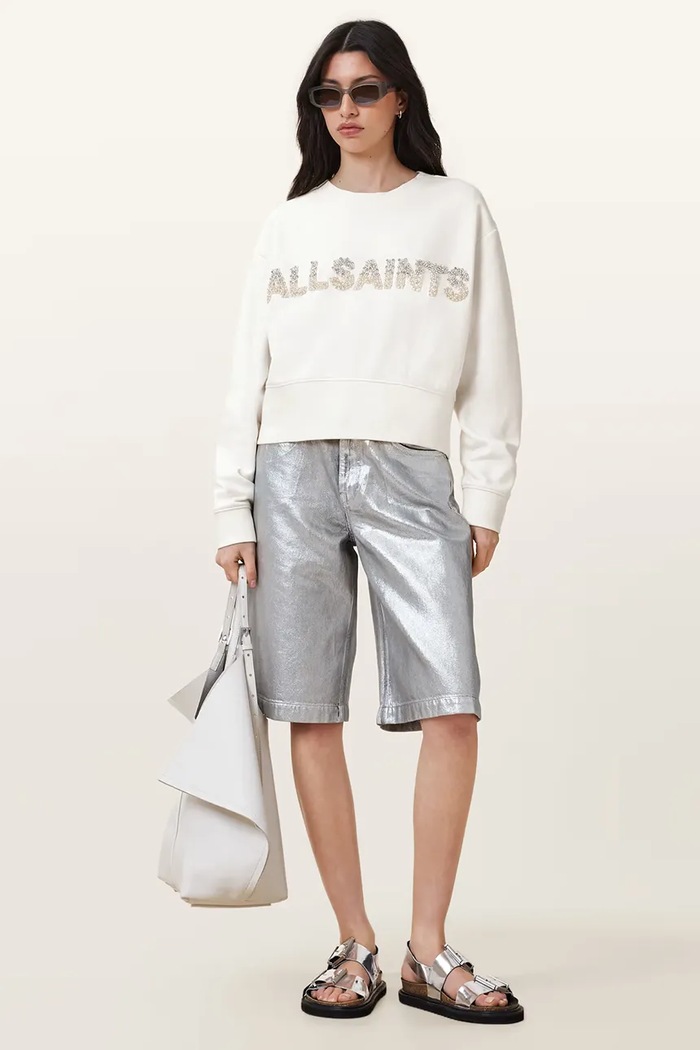 AllSaints hanorac din bumbac SEPARO W215JC