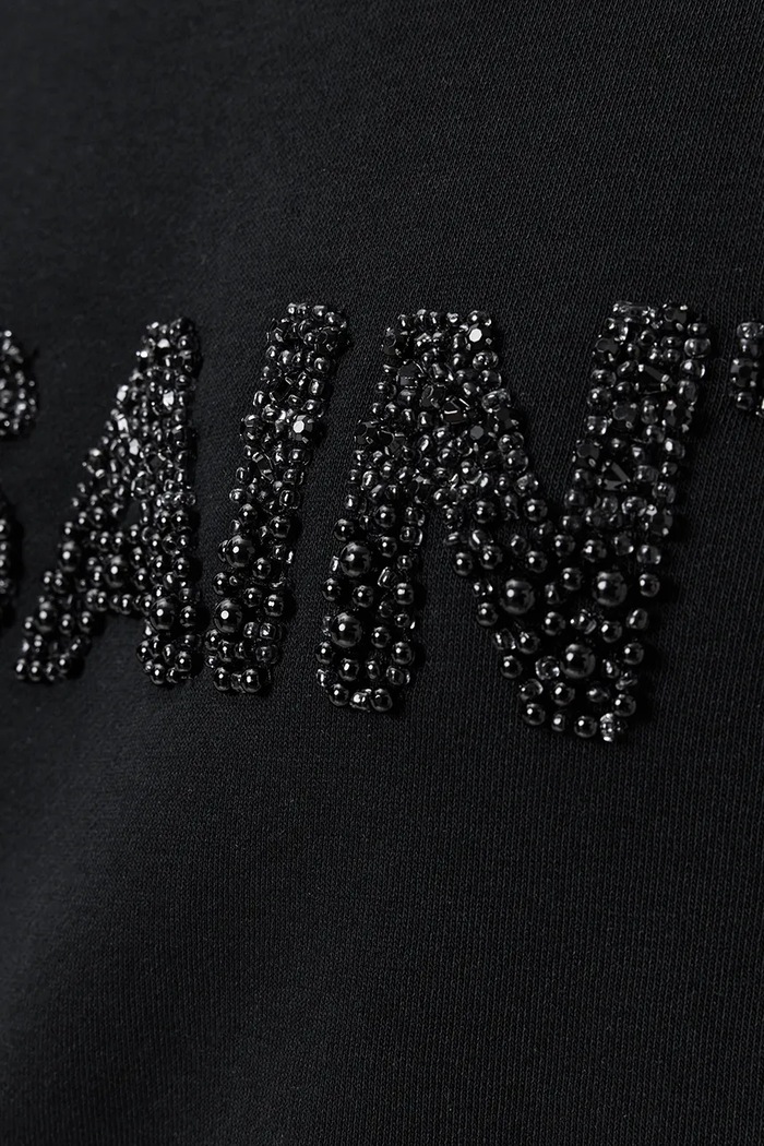 Bavlněná mikina AllSaints SEPARO W215JC černá AW25