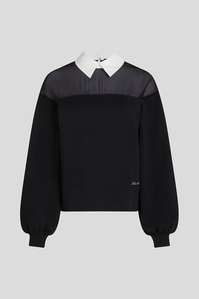 Хлопковая кофта Karl Lagerfeld A3W20002 чёрный