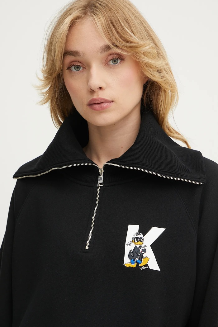 Mikina Karl Lagerfeld KL X DISNEY čierna A3W20063