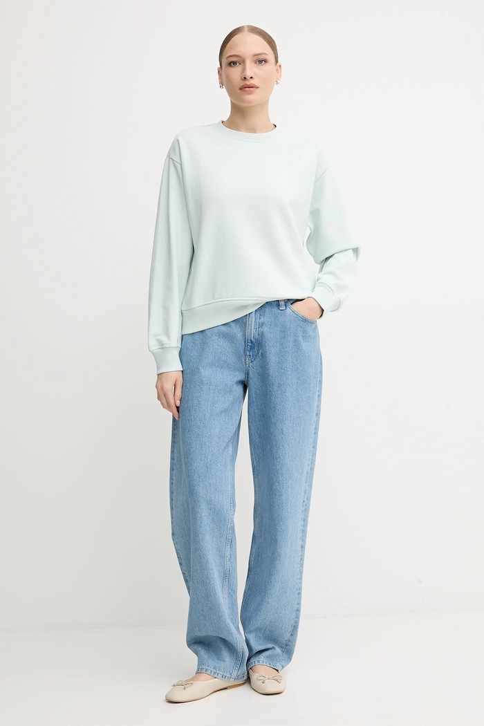 Mikina Calvin Klein Jeans LV047B236G zelená SS26