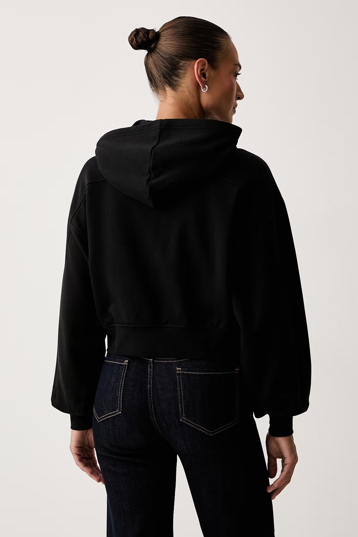Îmbrăcăminte Calvin Klein Jeans hanorac cu fermoar și glugă pentru femei din bumbac LV047C216G negru