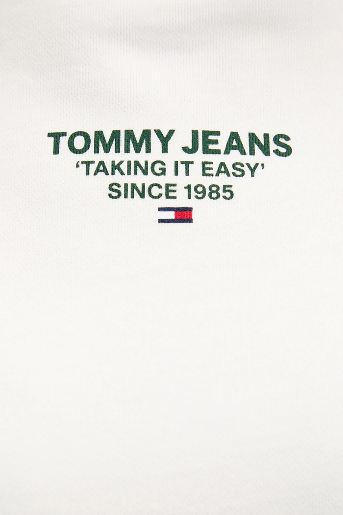 Bavlněná mikina Tommy Jeans DW0DW21368 béžová