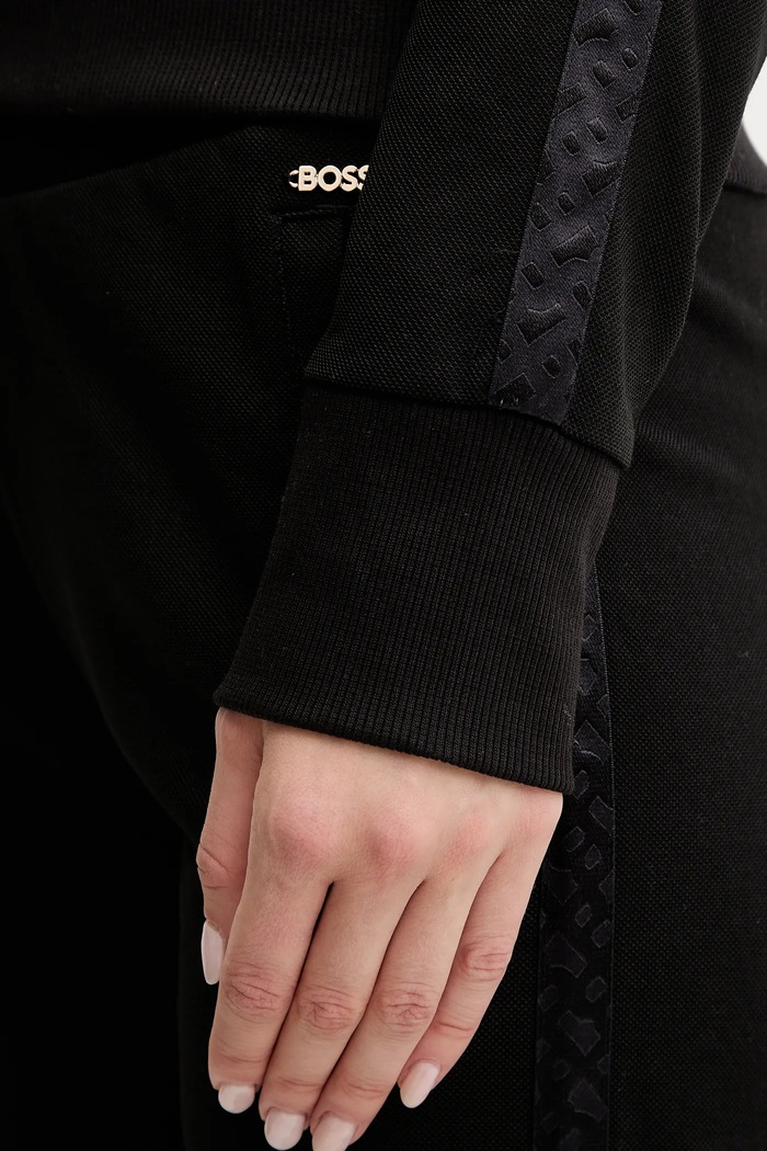 BOSS bluză lounge B Texture_Jacket H. 50545635 negru