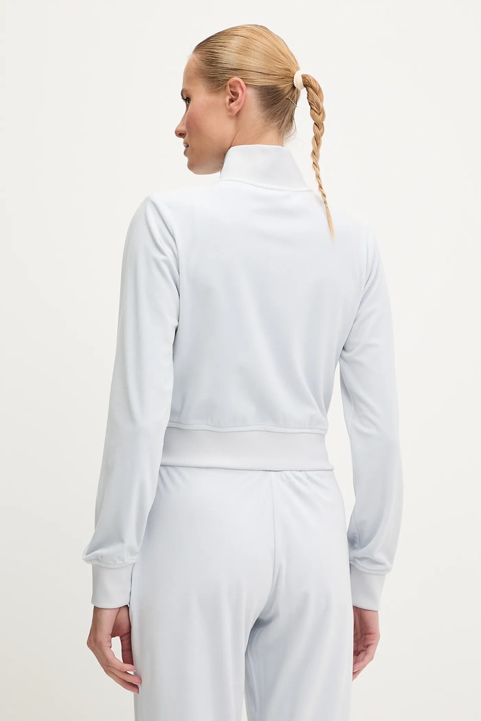 Odzież Guess bluza welurowa COUTURE V3BQ22.K0232 niebieski