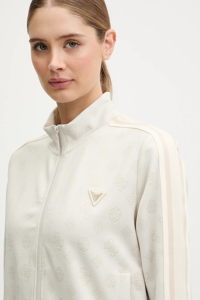 Mikina Guess PEONY béžová V5YQ07.K0282