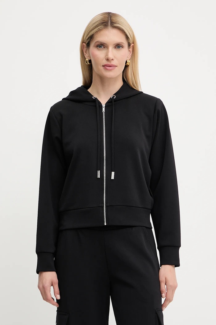 MICHAEL Michael Kors bluză uni negru MT551SSE45