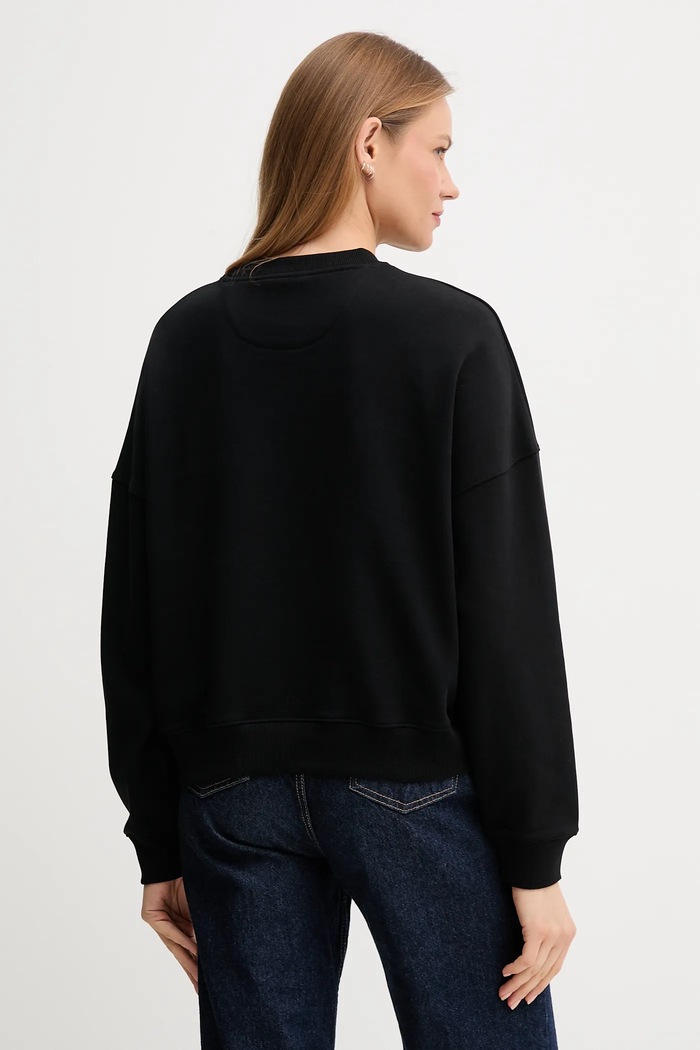 Guess bluza bawełniana RACHELE W5YQ04.KC8I0 czarny AW25