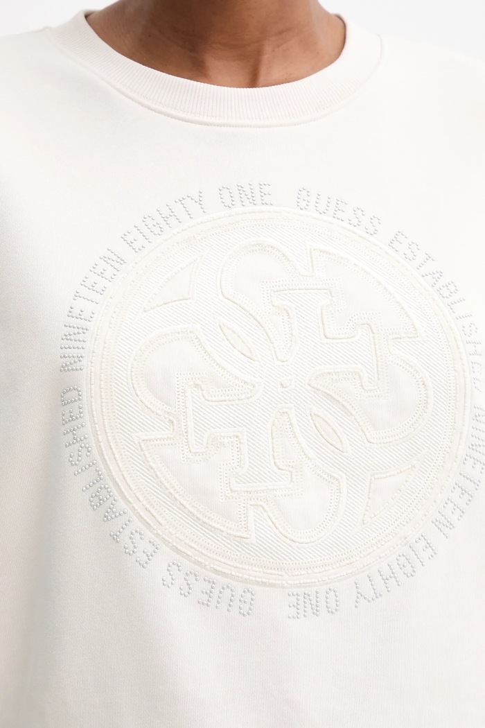 Bluza 4G Guess beżowy W5YQ07.KB681