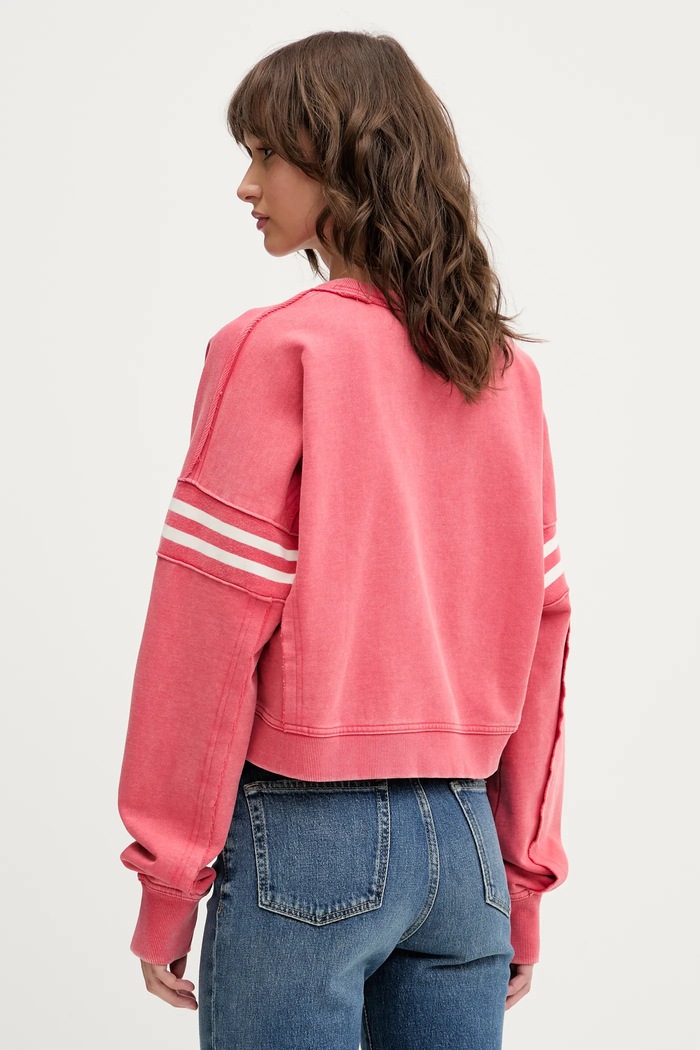 Odzież Guess Originals bluza bawełniana W5YQ24.K68I4 różowy