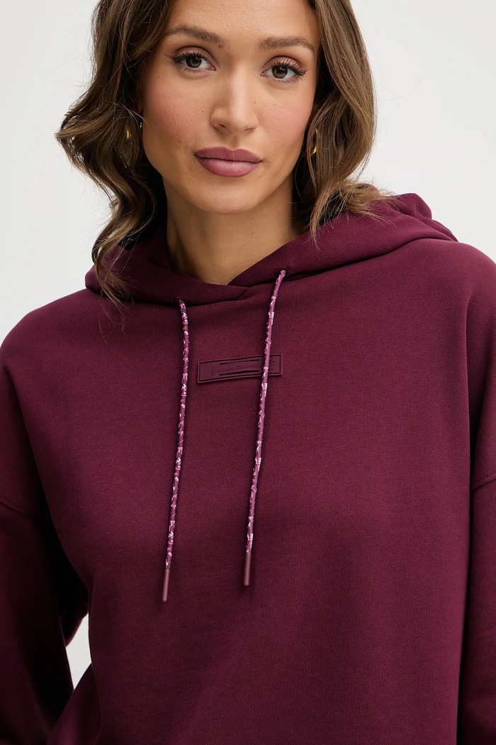 Bavlněná mikina Armani Exchange burgundské XW000748.AF16114
