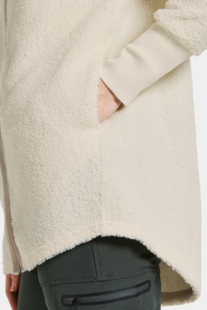 Didriksons hanorac fleece SALLY 505165 bej