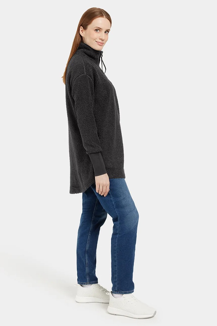 Fleecová mikina Didriksons SALLY 505165 černá