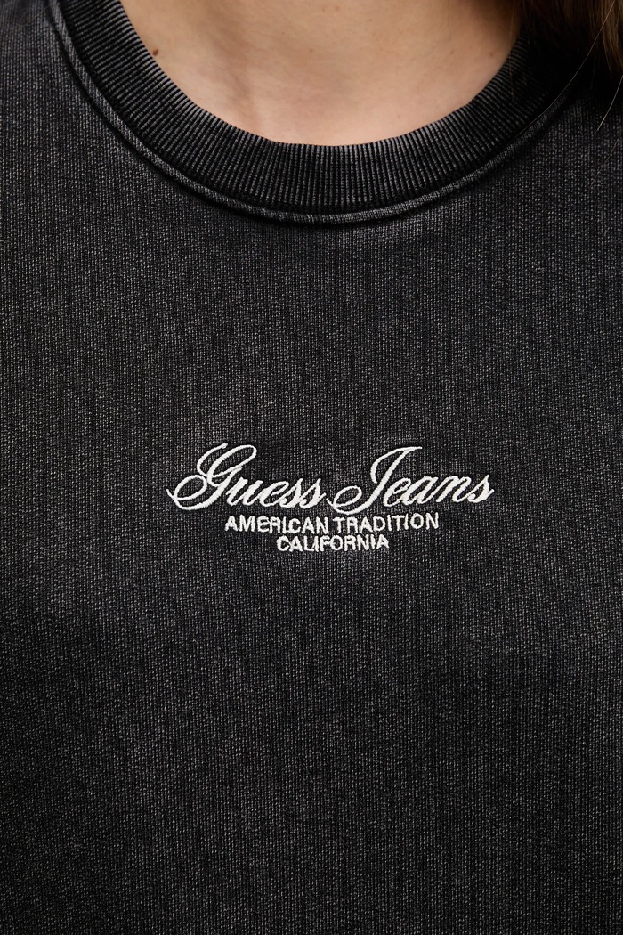 Guess Jeans bluza bawełniana W5YQ28.KCPR1 czarny