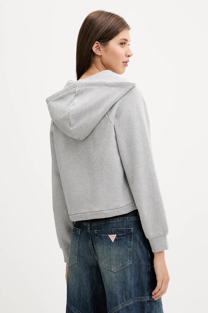 Oblečení Bavlněná mikina Guess Jeans W5YQ14.KCPR1 šedá
