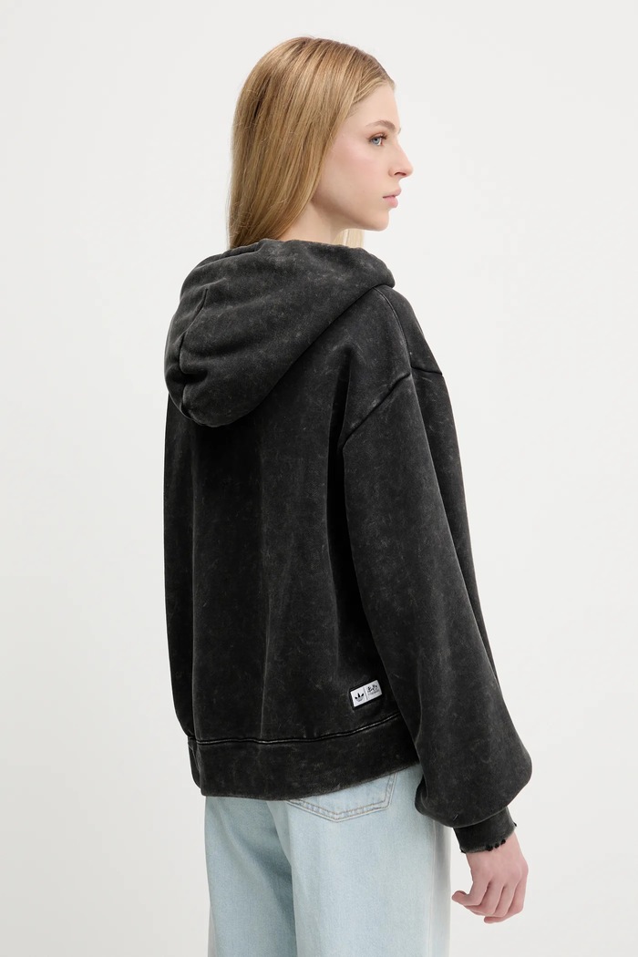Odzież adidas Originals bluza bawełniana Buffy Hoodie JW0155 czarny
