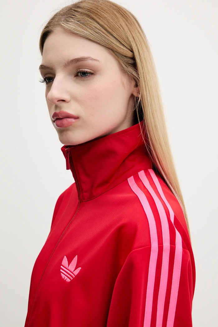 adidas Originals bluza Firebird czerwony JW3665