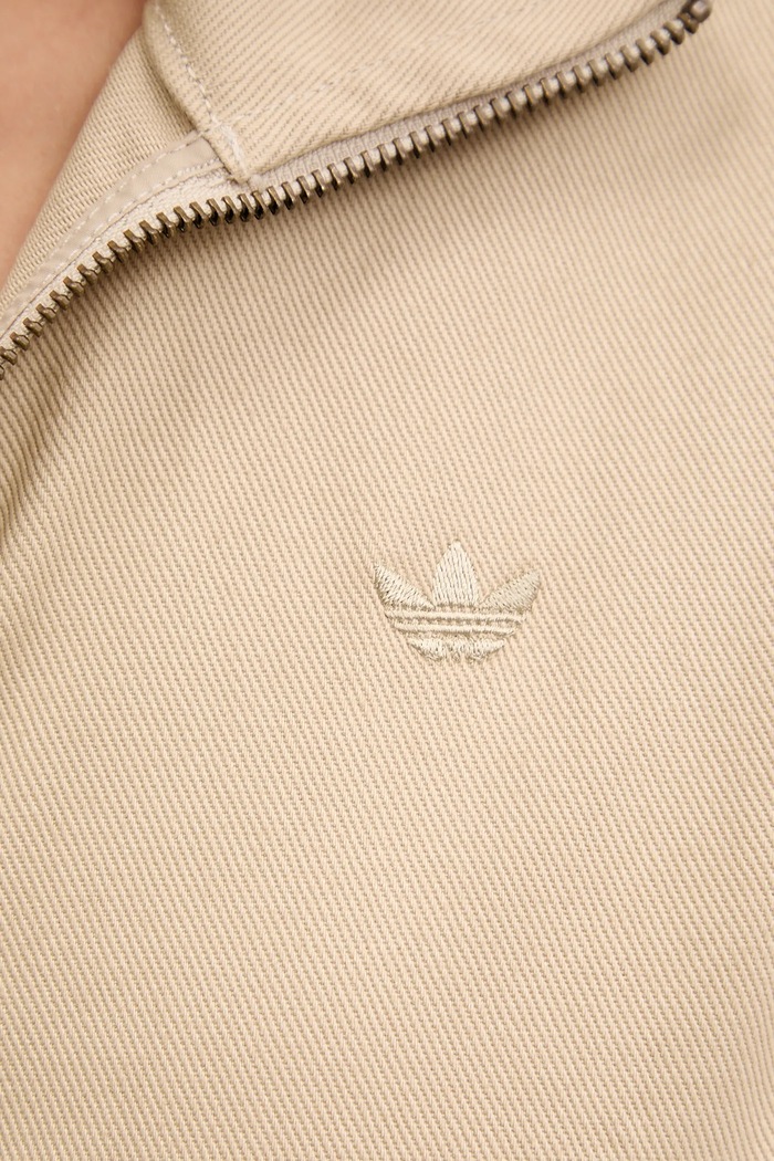 adidas Originals kurtka jeansowa Firebird JX7600 beżowy