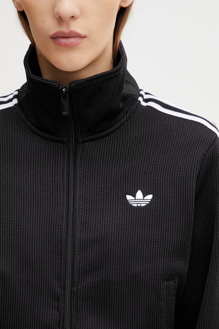 adidas Originals Firebird felpa con cerniera da donna nero JY2613